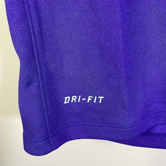 Nike Polo Shirt Mens Large Purple Dri-FIT Golf Athletic Performance 476281-546 - Picture 5 of 7